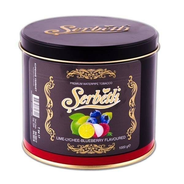 Табак Serbetli lime lychee blueberry 1кг в Турции