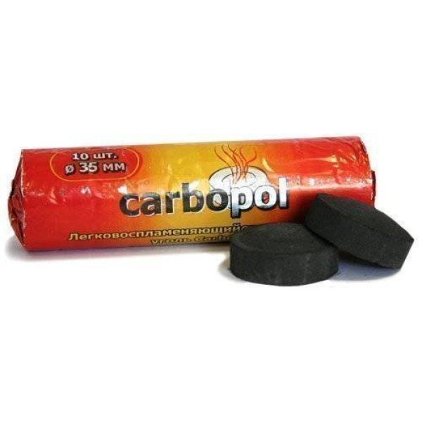 Уголь для кальяна Carbopol в Турции