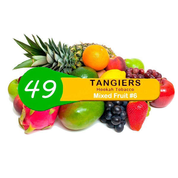 Табак Tangiers Noir Mixed Fruit #6 (Фруктовый микс №6) 250 гр в Турции
