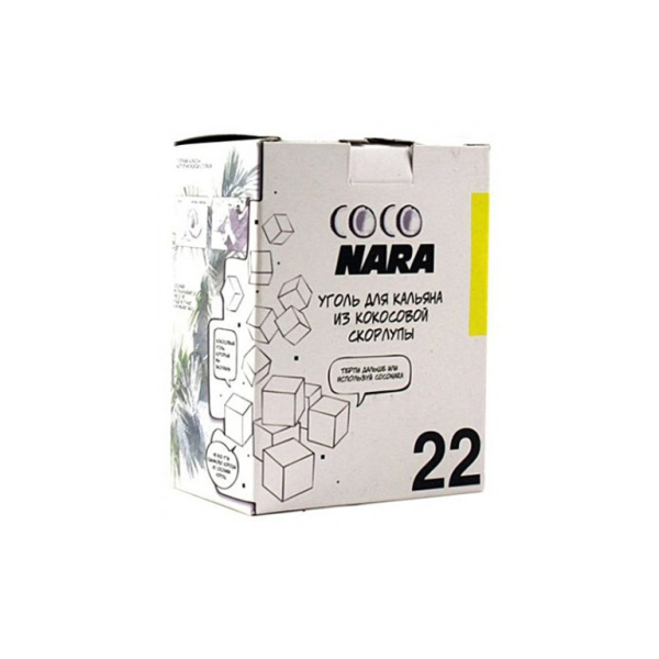 Уголь CocoNara 22мм для кальяна - 24 шт в Турции