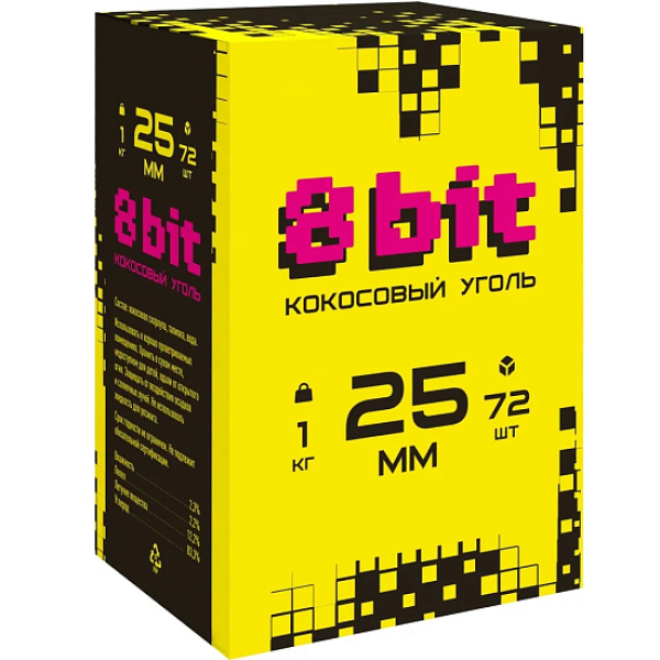 Кокосовый уголь Cocoloco 8bit 25мм в Турции
