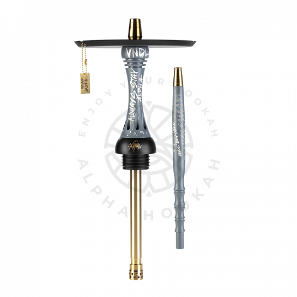 Кальян Alpha Hookah X VNDL Nardo Grey Серый (42 см) в Турции