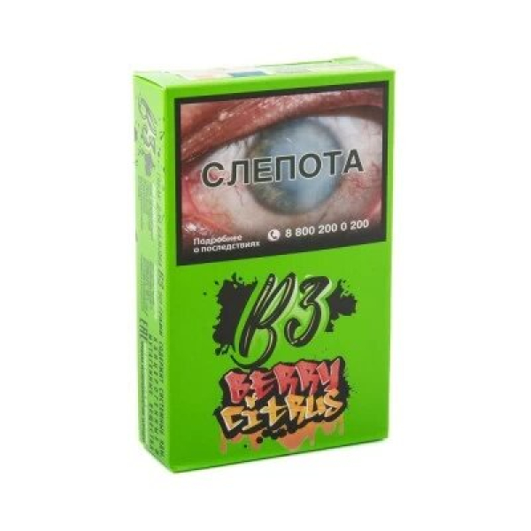 Табак B3 Berry Citrus (Ягодный Цитрус) 50 гр в Турции