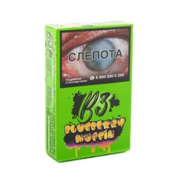 Табак B3 Blueberry Muffin (Черничный Маффин) 50 гр в Турции