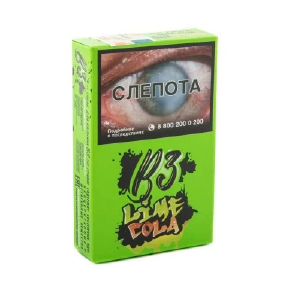 Табак B3 Lime Cola (Лайм Кола) 50 гр в Турции