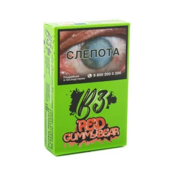 Табак B3 Red Gummy Bear (Красные Мишки Гамми) 50 гр в Турции
