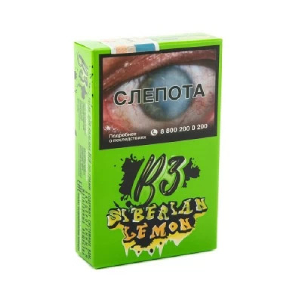 Табак B3 Siberian Lemon (Сибирский Лимон) 50 гр в Турции