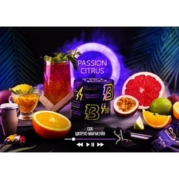 Табак Banger Passion Citrus 100 грамм в Турции