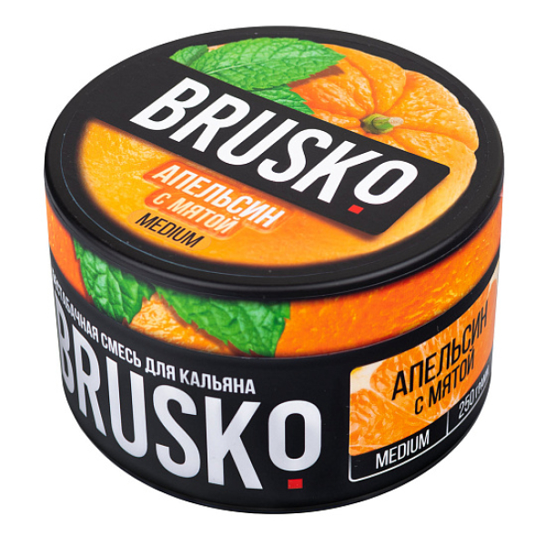 Смесь BRUSKO АПЕЛЬСИН С МЯТОЙ (MEDIUM) 250 гр в Турции