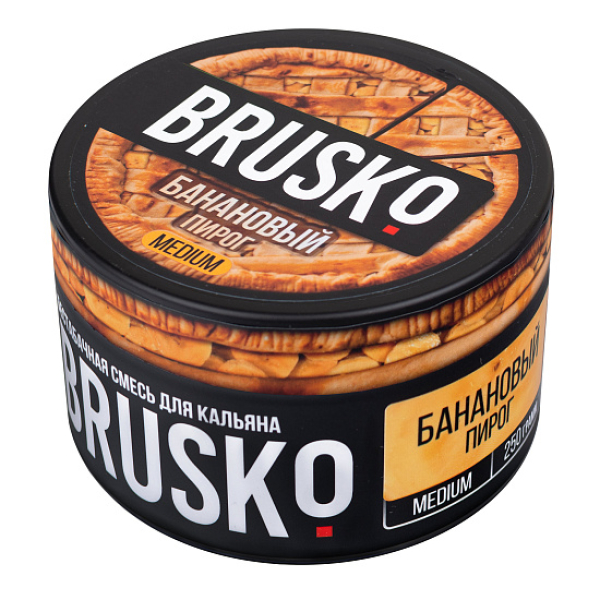 Смесь BRUSKO БАНАНОВЫЙ ПИРОГ (MEDIUM) 250 гр в Турции