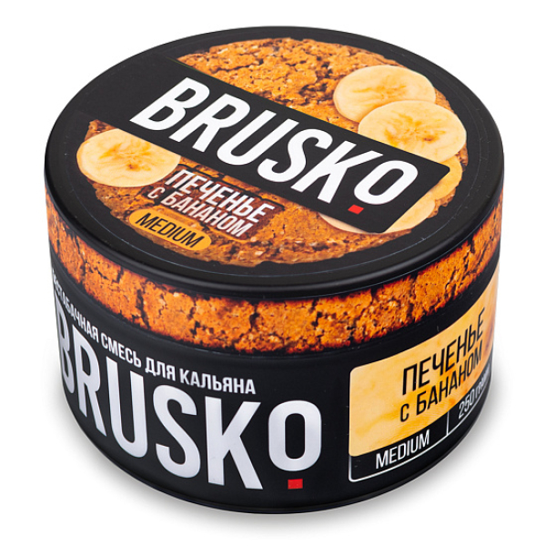 Смесь BRUSKO ПЕЧЕНЬЕ С БАНАНОМ (MEDIUM) 250 гр в Турции