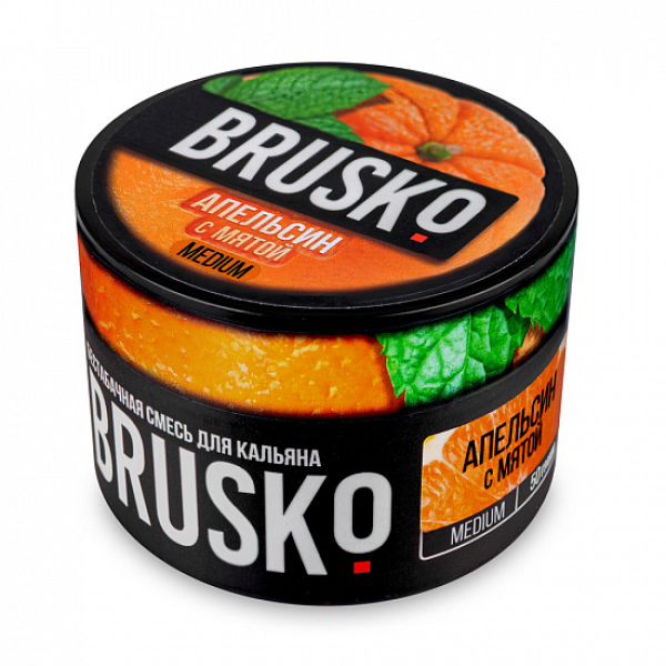 Смесь Brusko Medium Апельсин мята 50 грамм в Турции
