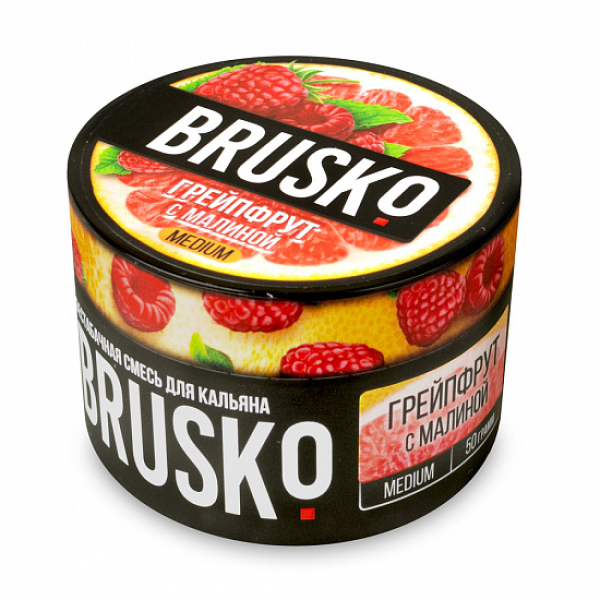 Смесь Brusko Medium Грейпфрут с малиной 50 грамм в Турции