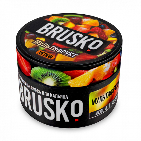 Смесь Brusko Medium Мультифрукт 50 грамм в Турции