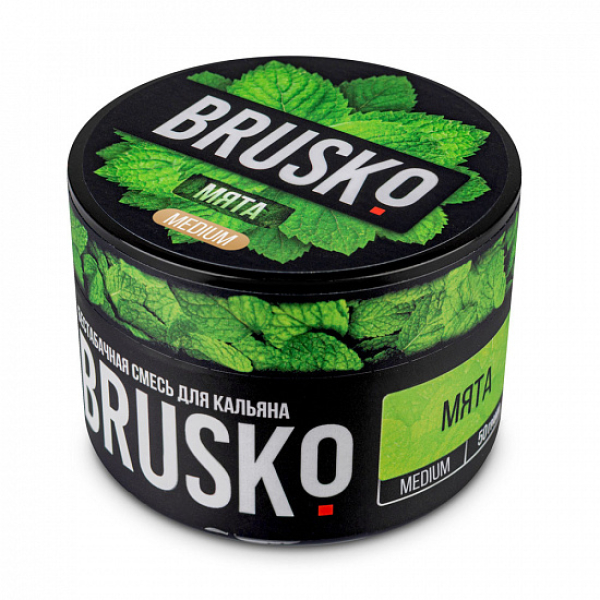 Смесь Brusko Medium Мята 50 грамм в Турции