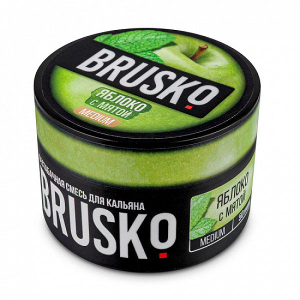 Смесь Brusko Medium Яблоко с мятой 50 грамм в Турции