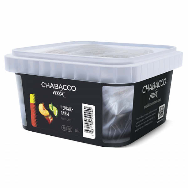 Смесь Chabacco mix Peach Lime (Персик Лайм) 200 гр в Турции
