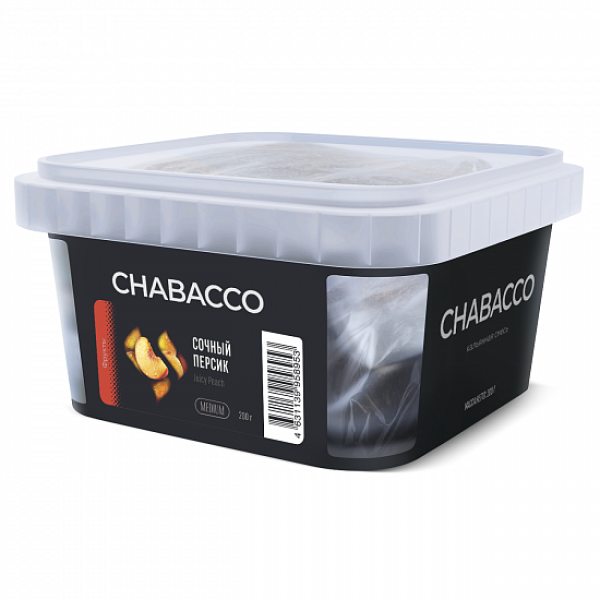Смесь Chabacco Medium Juicy Peach (Сочный Персик) 200 гр в Турции