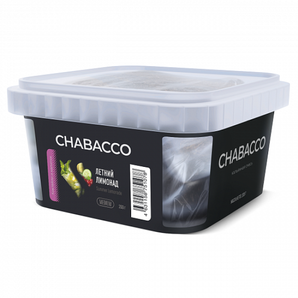 Смесь Chabacco Medium Summer Lymonade (Летний Лимонад) 200 гр в Турции
