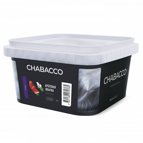 Смесь Chabacco Medium Watermelon Gum (Арбузная Жвачка) 200 гр в Турции