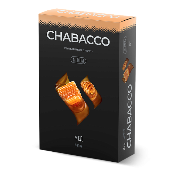 Смесь Chabacco Medium HONEY (МЕД) 50 гр в Турции