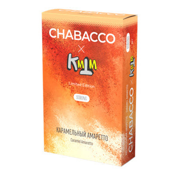 Смесь Chabacco Strong Caramel Amaretto (Карамельный Амеретто) 50 гр в Турции