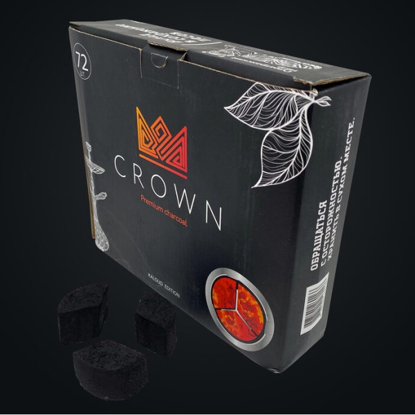 Уголь Crown KALOUD edition для кальяна (72 шт.) в Турции