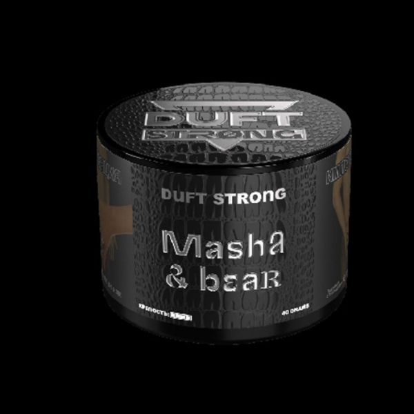 Табак Duft Strong Masha&Bear (Земляника) 40 гр в Турции
