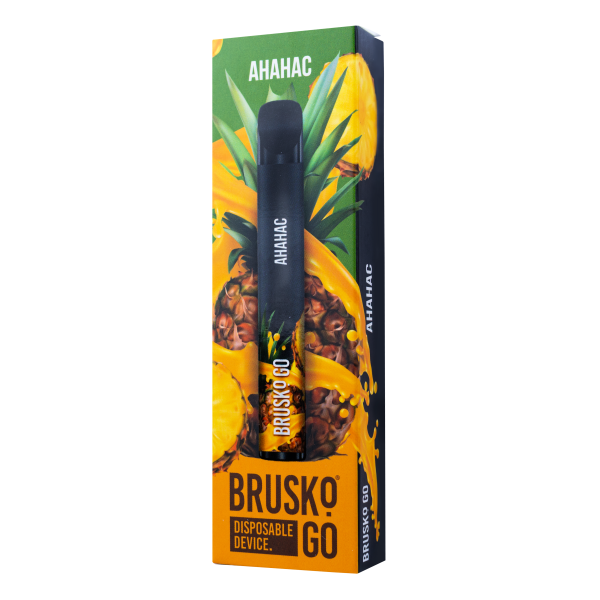 Одноразовая электронная сигарета Brusko Go Ананас 800 затяжек в Турции