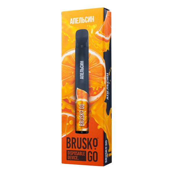 Одноразовая электронная сигарета Brusko Go Апельсин 800 затяжек в Турции