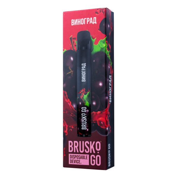 Одноразовая электронная сигарета Brusko Go Виноград 800 затяжек в Турции