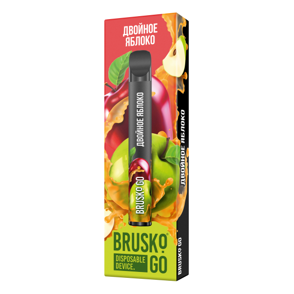 Одноразовая электронная сигарета Brusko Go Двойное яблоко 800 затяжек в Турции