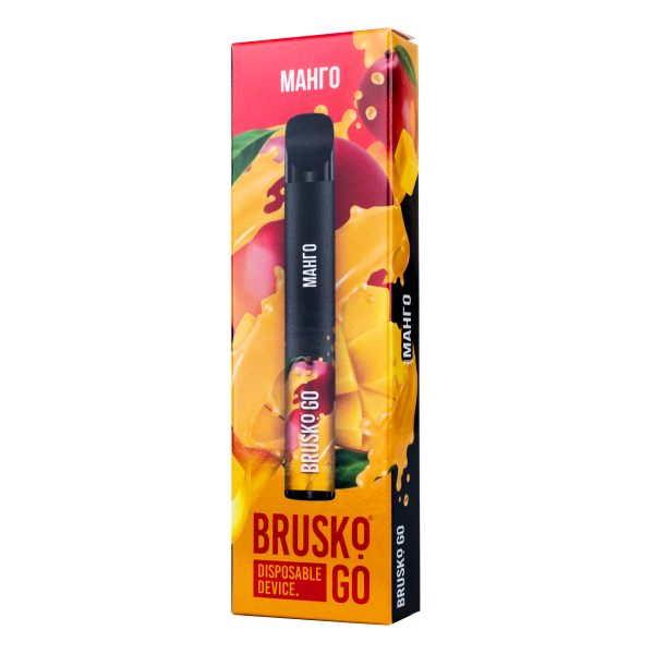 Одноразовая электронная сигарета Brusko Go Манго 800 затяжек в Турции