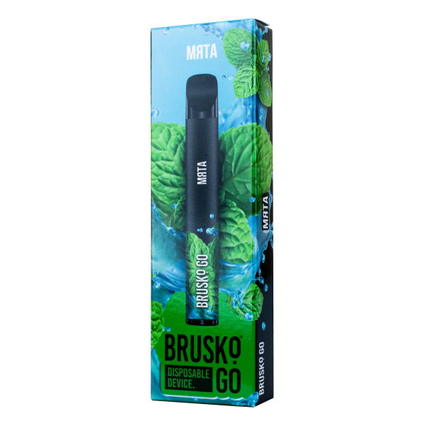 Одноразовая электронная сигарета Brusko Go Мята 800 затяжек в Турции