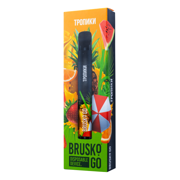 Одноразовая электронная сигарета Brusko Go Тропики 800 затяжек в Турции