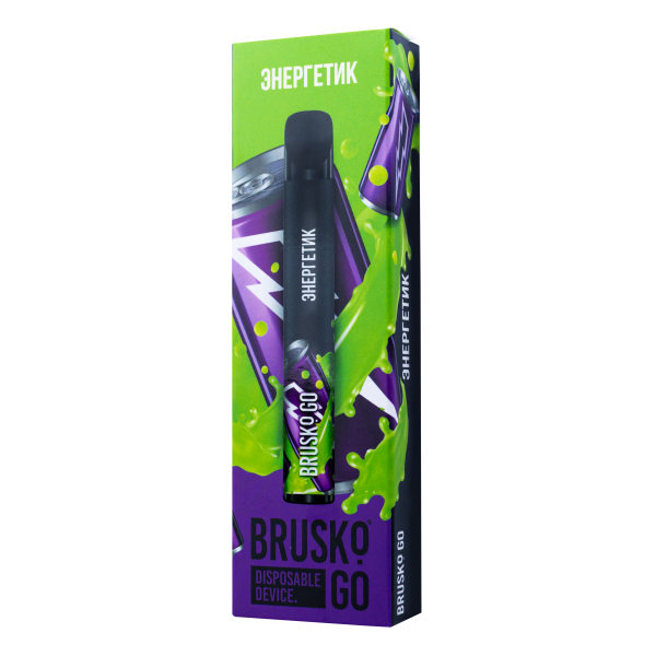 Одноразовая электронная сигарета Brusko Go Энергетик 800 затяжек в Турции