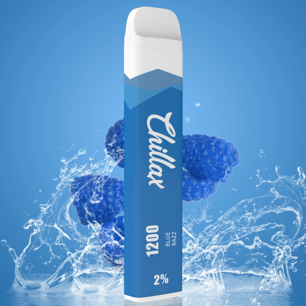 Chillax Blue Razz (Синяя малина), 1200 тяг в Турции