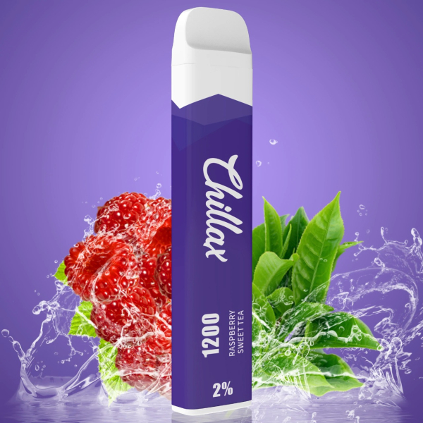 Chillax Raspberry Sweettea (Сладкий малиновый чай), 1200 тяг в Турции
