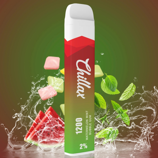 Chillax Watermelon Mint bubble gum (Арбуз Мятная жвачка), 1200 тяг в Турции