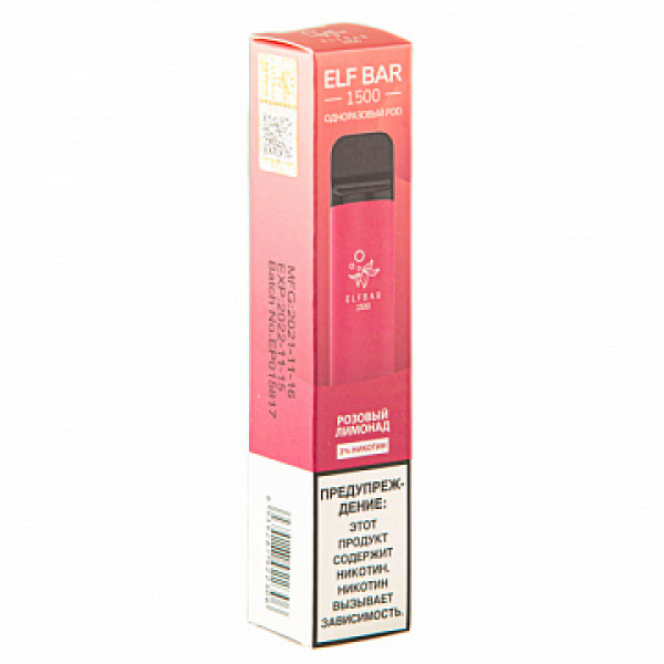 ELFBAR PINK LEMONADE, 1500 тяг в Турции