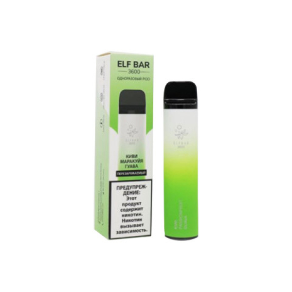 Elfbar (3600 (Киви маракуйя гуава)), 3600 тяг в Турции