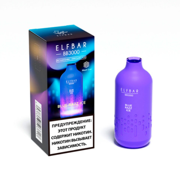 Elfbar BB3000 Голубика малина лед, 3000 тяг в Турции