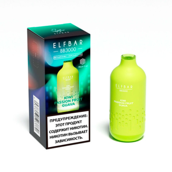 Elfbar BB3000 Киви маракуйя гуава, 3000 тяг в Турции