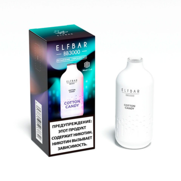 Elfbar BB3000 Сахарная вата, 3000 тяг в Турции