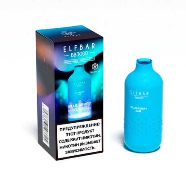 Elfbar BB3000 Черничный джем, 3000 тяг в Турции