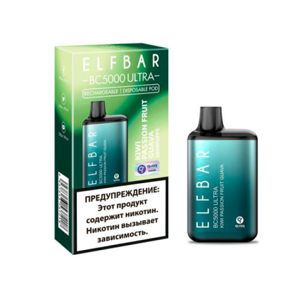 Elfbar BC5000 (Киви маракуйя гуава), 5000 тяг в Турции