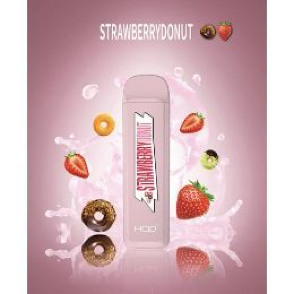 HQD MEGA Strawberry Donut (Клубничный Пончик), 1800 тяг в Турции