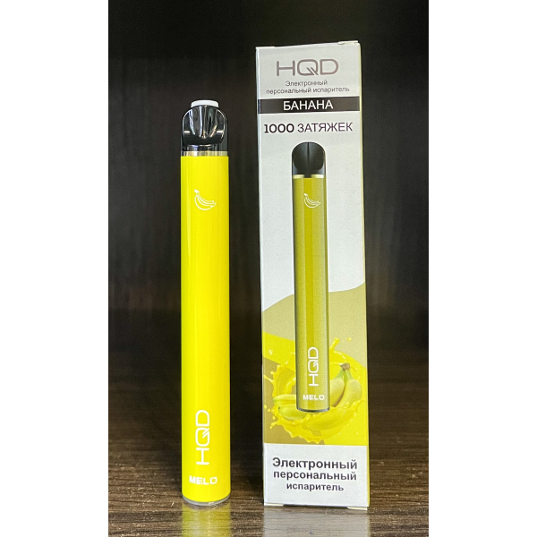HQD melo banana (банан) 1000 затяжек в Турции