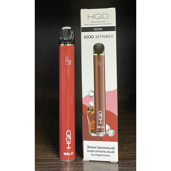 HQD melo cola (кола) 1000 затяжек в Турции