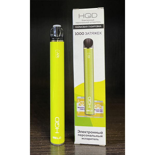 HQD melo laim soda (лаймовая газировка) 1000 затяжек в Турции